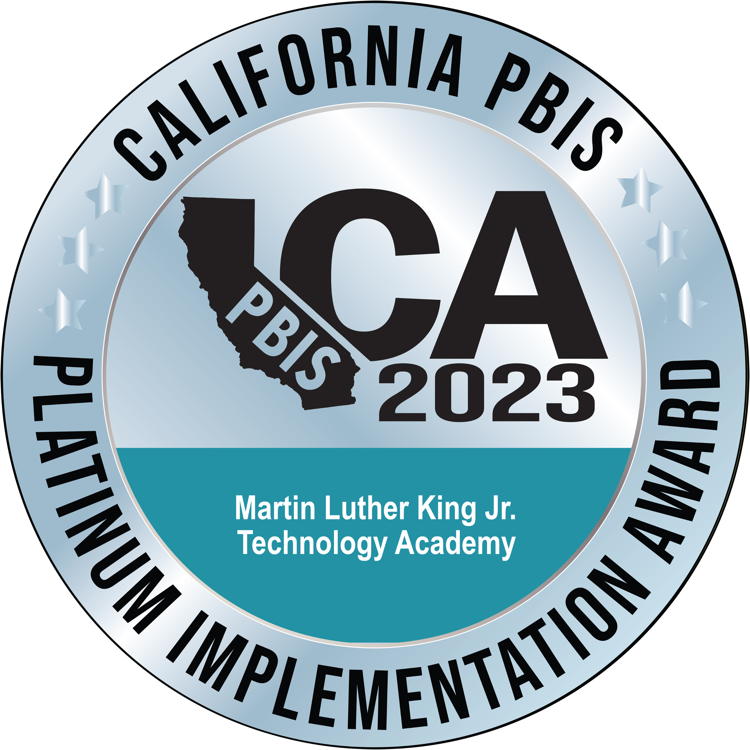 California Silver PBIS award graphic